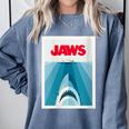 Jaws 2025 Classic Movie Nostalgia Comfort Colors Sweatshirt Denim