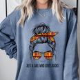 Just a Girl Who Loves Books Pajamas Shirt Reading Book Lover Comfort Colors Sweatshirt Denim