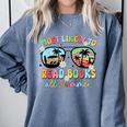 Most Likely To Read Books All Summer Book Lovers Comfort Colors Sweatshirt Denim