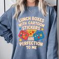 Lunch Boxes With Stickers Lunch Box Nostalgia Retro Comfort Colors Sweatshirt Denim Lunch Boxes With Stickers Lunch Box Nostalgia Retro Comfort Colors Sweatshirt Denim