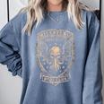 Miskatonic University Book Club Cthulhu Book Comfort Colors Sweatshirt Denim