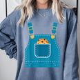 Mouse Halloween Costume Book Cookie Teacher Student Comfort Colors Sweatshirt Denim