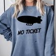 No Ticket Jones 80's Nostalgia Comfort Colors Sweatshirt Denim