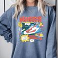Nostalgia Gen X 90s Nineties Things Comfort Colors Sweatshirt Denim