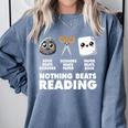 Nothing Beats Reading Bookworm Librarian Book Nerd Comfort Colors Sweatshirt Denim Nothing Beats Reading Bookworm Librarian Book Nerd Comfort Colors Sweatshirt Denim