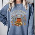 Plants Books And Coffee Nature Leaves Reading Book Lover Premium Tri-Blend Comfort Colors Sweatshirt Denim Plants Books And Coffee Nature Leaves Reading Book Lover Premium Tri-Blend Comfort Colors Sweatshirt Denim