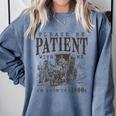 Please Be Patient I'm From The 1900s Boomer Meme Print Comfort Colors Sweatshirt Denim Please Be Patient I'm From The 1900s Boomer Meme Print Comfort Colors Sweatshirt Denim