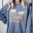 Please Be Patient With Me I'm From The 1900s Old Tee Premium Comfort Colors Sweatshirt Denim Please Be Patient With Me I'm From The 1900s Old Tee Premium Comfort Colors Sweatshirt Denim