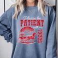 Please Be Patient I'm From The 1900s Retro Gen X Millenn Comfort Colors Sweatshirt Denim