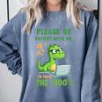 Please Be Patient With Me I'm From The 1900s Soft Tee Comfort Colors Sweatshirt Denim
