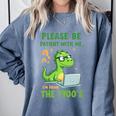 Please Be Patient With Me I'm From The 1900s Soft Tee Premium Comfort Colors Sweatshirt Denim