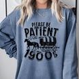 Please Be Patient With Me I'm From The 1900s Time Travel Comfort Colors Sweatshirt Denim Please Be Patient With Me I'm From The 1900s Time Travel Comfort Colors Sweatshirt Denim