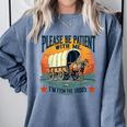 Please Be Patient With Me I'm From The 1900s Women Men Comfort Colors Sweatshirt Denim