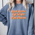 Read Books Lift Weights Fight Fascists Retro Reading Comfort Colors Sweatshirt Denim Read Books Lift Weights Fight Fascists Retro Reading Comfort Colors Sweatshirt Denim