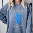 You Had To Be There S Nostalgia Premium Tri-Blend Comfort Colors Sweatshirt Denim