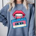 Retro 80s And 90s Cassette Perfect For Nostalgia Comfort Colors Sweatshirt Denim Retro 80s And 90s Cassette Perfect For Nostalgia Comfort Colors Sweatshirt Denim