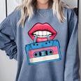 Retro 80s And 90s Cassette Perfect For Nostalgia Comfort Colors Sweatshirt Denim Retro 80s And 90s Cassette Perfect For Nostalgia Comfort Colors Sweatshirt Denim