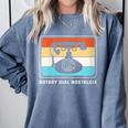Retro Rotary Dial Nostalgia Dial Phone Comfort Colors Sweatshirt Denim Retro Rotary Dial Nostalgia Dial Phone Comfort Colors Sweatshirt Denim