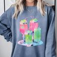 Retro Soft Drinks 80s 90s Nostalgia Cute Anime Aesthetic Tee Comfort Colors Sweatshirt Denim