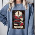 Romantasy Book Club Tarot Card Comfort Colors Sweatshirt Denim