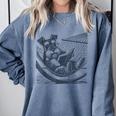 Schnauzer Hammock Reading Book Schnauzer Glasses Comfort Colors Sweatshirt Denim Schnauzer Hammock Reading Book Schnauzer Glasses Comfort Colors Sweatshirt Denim