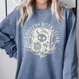 Smutty Book Club Smutty Book Lover Front And Back Spicy Book Comfort Colors Sweatshirt Denim