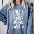 Smutty And Loving It Dark Fantasy Spicy Book Lover Comfort Colors Sweatshirt Denim Smutty And Loving It Dark Fantasy Spicy Book Lover Comfort Colors Sweatshirt Denim