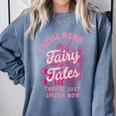 Spicy Book Lover For Women Who Love To Read Romance Fantasy Comfort Colors Sweatshirt Denim
