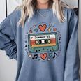 Summer ’95 Retro Cassette Tape Nostalgia Music Lover Premium Tri-Blend Comfort Colors Sweatshirt Denim