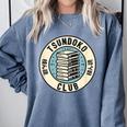 Tsundoku Club Book Lovers Bibliophile Booktok Reading Comfort Colors Sweatshirt Denim Tsundoku Club Book Lovers Bibliophile Booktok Reading Comfort Colors Sweatshirt Denim