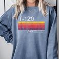 Video Cassette Tape VHS 80s 90s Nostalgia Costume Comfort Colors Sweatshirt Denim Video Cassette Tape VHS 80s 90s Nostalgia Costume Comfort Colors Sweatshirt Denim