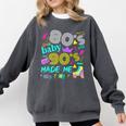 1980s 80's Baby 1990s 90's Made Me Birthday Nostalgia Vibes Comfort Colors Sweatshirt Pepper