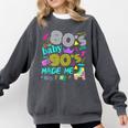 1980s 80's Baby 1990s 90's Made Me Birthday Nostalgia Vibes Comfort Colors Sweatshirt Pepper