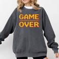 1980s Nostalgia Arcade Gamer Retro Video Game Novelty Comfort Colors Sweatshirt Pepper 1980s Nostalgia Arcade Gamer Retro Video Game Novelty Comfort Colors Sweatshirt Pepper
