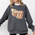 1988 Class Reunion Retro Class Of 88 High School Graduation Comfort Colors Sweatshirt Pepper