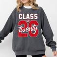 2 Sided Class Of 2026 Senior 2026 Graduation Comfort Colors Sweatshirt Pepper