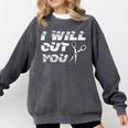 2018 Cosmetology Graduation Design Hair Stylists Comfort Colors Sweatshirt Pepper