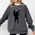 2019 Football Graduation Dab Shirt- Dabbing Graduate Comfort Colors Sweatshirt Pepper