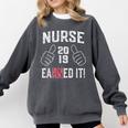 2019 Nurse RN Graduation Comfort Colors Sweatshirt Pepper