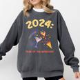 2024 Year Of The Introvert New Year Adventures Comfort Colors Sweatshirt Pepper