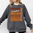 2026 Basketball Senior Brother Graduation Matching Family Comfort Colors Sweatshirt Pepper