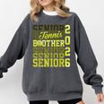 2026 Tennis Senior Brother Graduation Matching Family Comfort Colors Sweatshirt Pepper