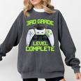 3rd Grade Level Complete Gamer Class Of 2026 Graduation Comfort Colors Sweatshirt Pepper