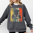 4th Grade Level Complete Gamer Class Of 2023 Graduation Comfort Colors Sweatshirt Pepper