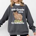 5th Grade Graduation Class Of 2023 Capybara Fifth Graduate Comfort Colors Sweatshirt Pepper