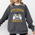 6th Grade Graduation Senior Video Gamer Graduated Comfort Colors Sweatshirt Pepper