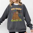 6th Grade Graduation Sloth Nailed It Class Of 2025 Comfort Colors Sweatshirt Pepper