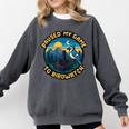 8-Bit Gamer Birder Blue Jay Arcade Nostalgia Nature Comfort Colors Sweatshirt Pepper