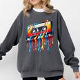 80s 90s Retro Party Costume Nostalgia Cassette Comfort Colors Sweatshirt Pepper 80s 90s Retro Party Costume Nostalgia Cassette Comfort Colors Sweatshirt Pepper