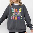 80's Girls Just Wanna Have Fun Nostalgia 1980s Comfort Colors Sweatshirt Pepper